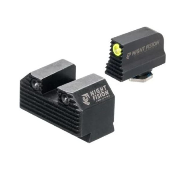 Night Fision GLK003007WGW Night Sight Set Square Front/U-Notch Rear